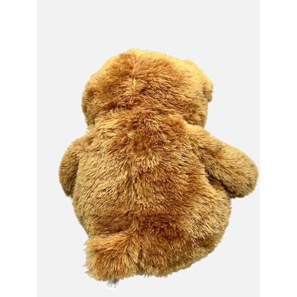 Dan Dee Collectors Choice 16" Tan Bear Brown Bow Plush Stuffed Animal Toy - Picture 4 of 8